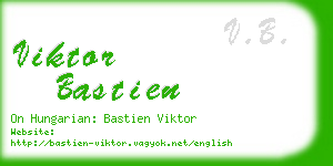 viktor bastien business card